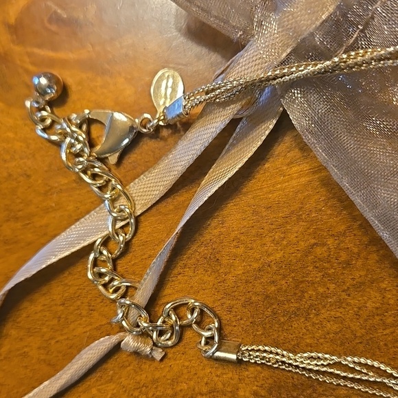 Elegant Gold and Silver Pearl Necklace from Chico's. - Picture 2 of 3